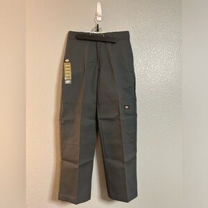 Mens Dickies gray loose fit straight leg work pants size 30 X 30